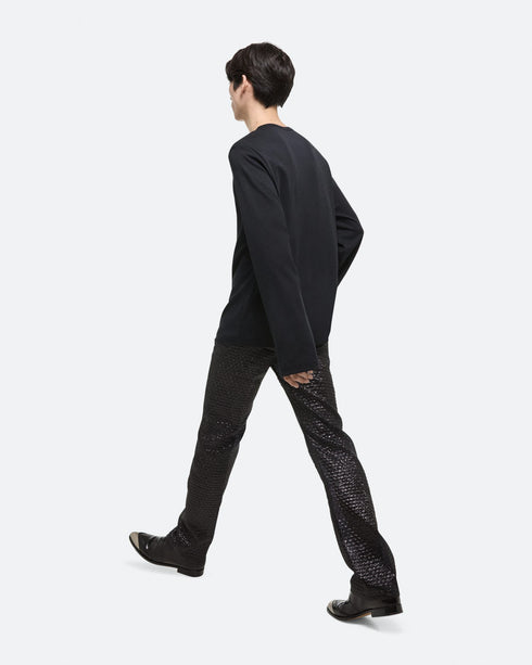 HELMUT LANG Long-Sleeve Logo Tee Mens Apparel